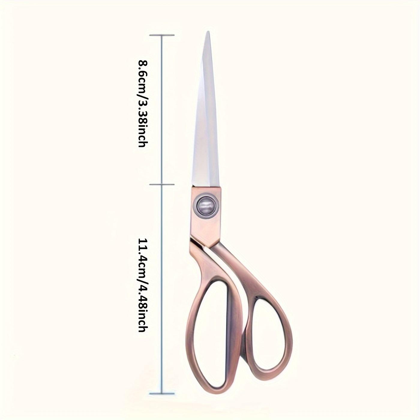 【Free shipping】1pc Rose Gold Color Scissors, Stainless Steel Rose Gold Scissors For Office, Sewing 9.4inch, Easter DIY Crafting Handwork