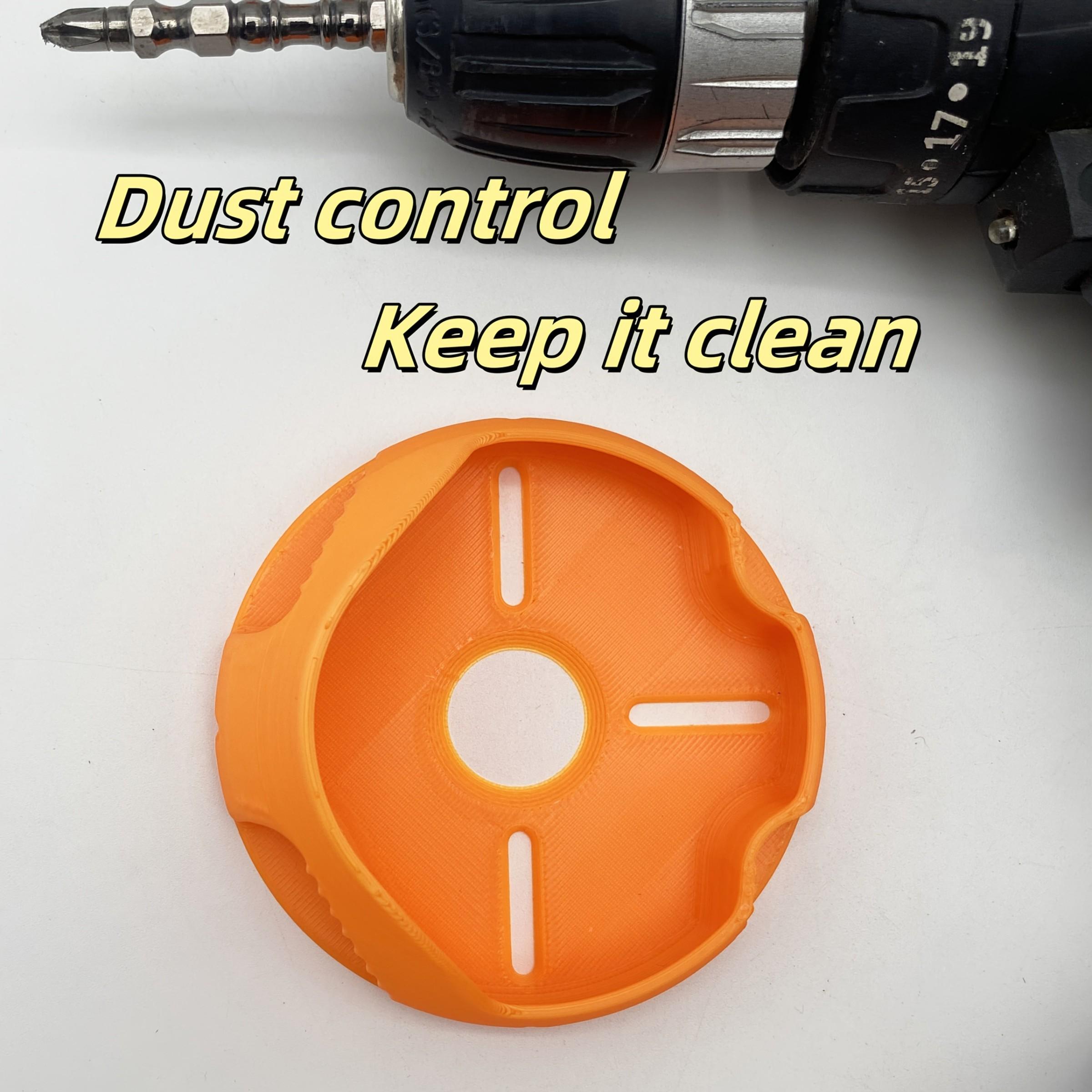 Dust Collection Drill Adapter, Collects Wall Dust, Keeps Floors Clean, Ideal for Construction and Home Use, Easy to Clean, Durable