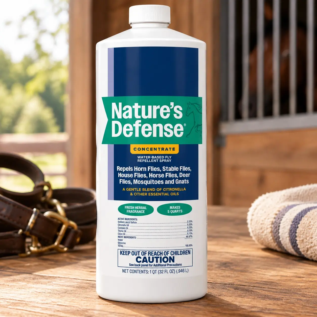 Nature's Defense Concentrate, Botanical Fly Repellent Spray, 32 ozGift