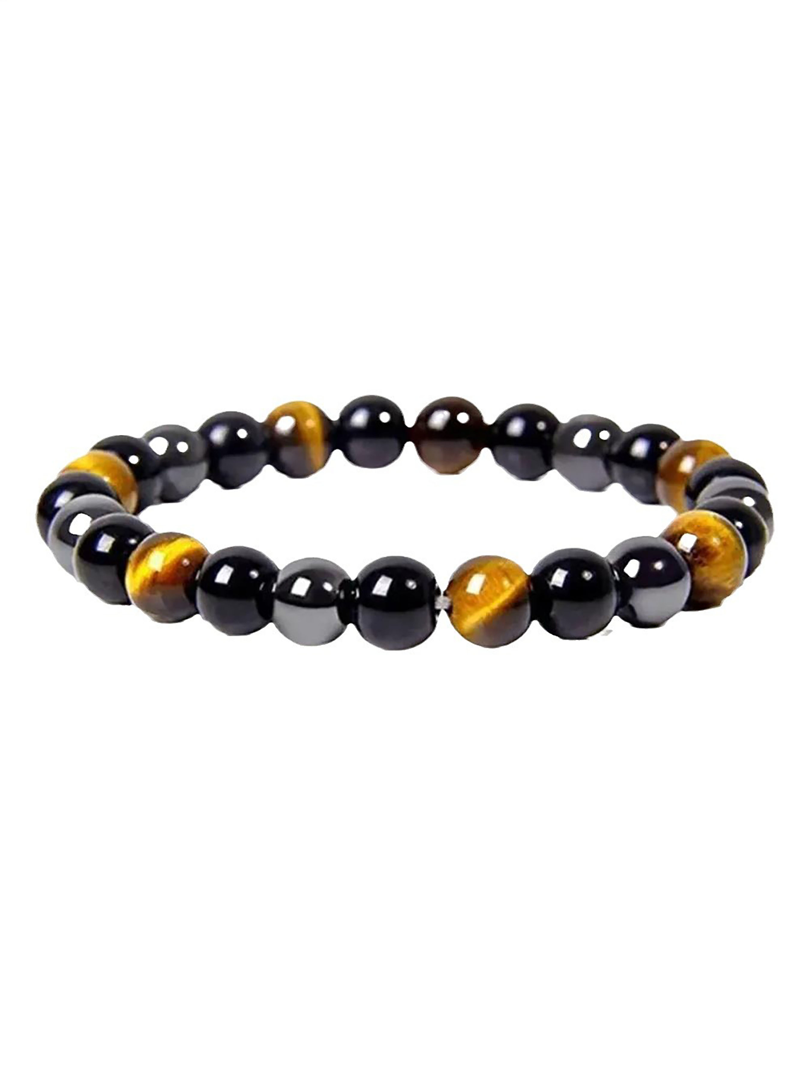 Triple Protection Bracelet, Unisex Gemstone Healing Crystal Bracelet, Fashionable Jewelry for Women & Men, Ideal Gift for Friends Triple Protection Bracelet, Unisex Gemstone Healing Crystal Bracelet, Fashionable Jewelry for Women & Men, Ideal Gift for Friends