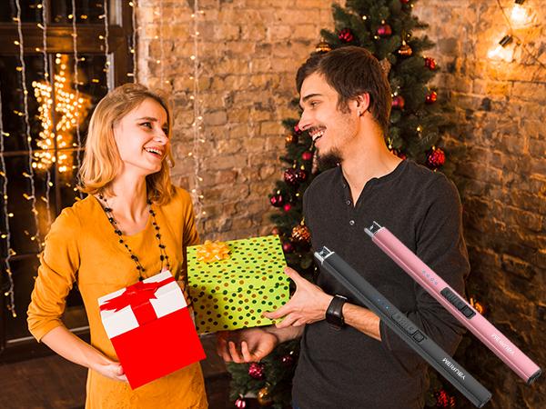 Electric Candle Lighter, Christmas Stocking Stuffers Gifts for Women Mom Men Wife Sister, USB Arc Rechargeable Windproof Long Lighter for Candle BBQ Housewarming Birthday Gifts Idals Electric Candle Lighter, Christmas Stocking Stuffers Gifts for Women Mom Men Wife Sister, USB Arc Rechargeable Windproof Long Lighter for Candle BBQ Housewarming Birthday Gifts Idals