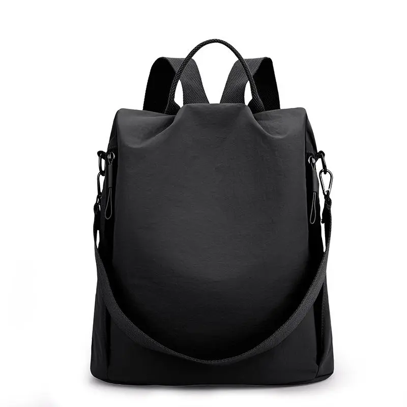 BIGWIG Women's Chic Plain Unisex Lightweight Waterproof Nylon Backpack - Large Capacity Anti-Theft Durable Commuter Rucksack, Bags for Women, Water-Safe Backpacks Ideal for Daily Commute, Campus Use