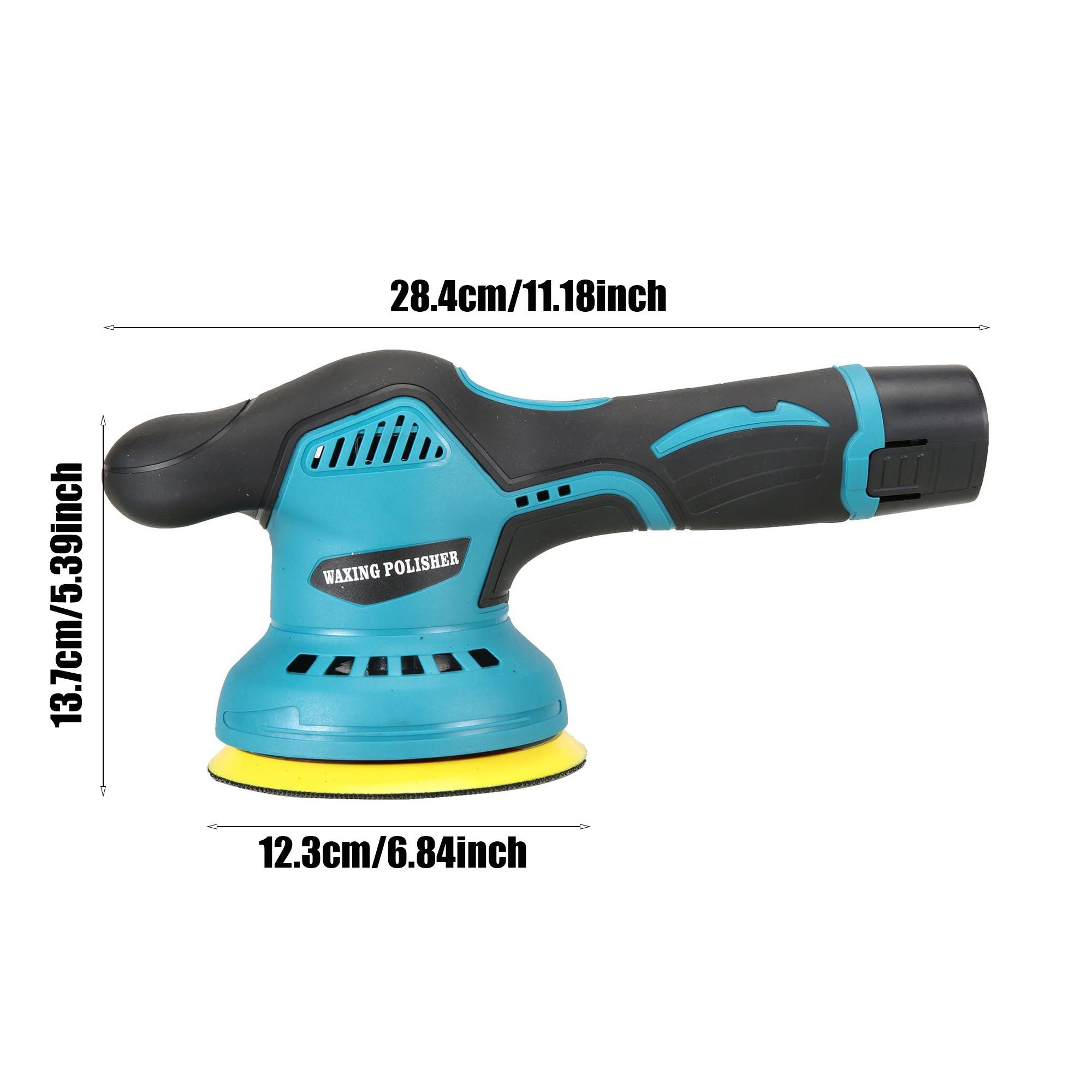 Lithium Battery Polish Wax Machine, Multi-Functional Handheld Car Beauty Floor Electric Polishing Machine, Wireless Polishing Tool