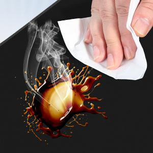 XXL Mouse Pad With Wireless Charging, 31.5"x15.8" Large Desk Mat for Laptop/Keyboard, Waterproof Smooth Surface, Non-Slip Base, Black office pc gaming mat 【Christmas】