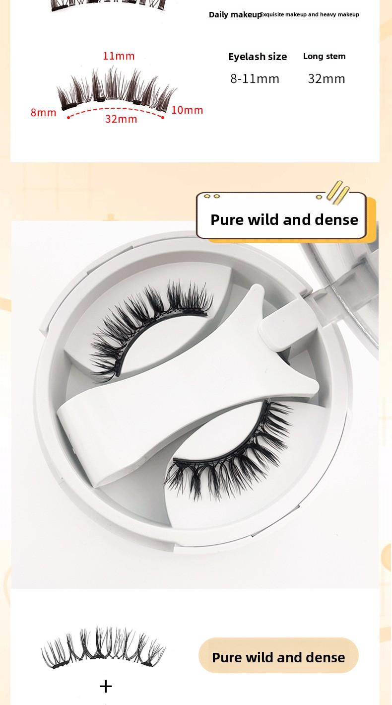 New Magnetic False Eyelashes Set 8 Styles Reusable Waterproof Natural Look for Daily Party Eye Makeup Extension