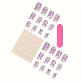 Gradient Cloud Shell Pattern Nail Stickers, Wearable Nail Decals, Wedding Nails, Model Xinghao T318, Non-Flammable Liquid, No Ca Prop 65 Warning