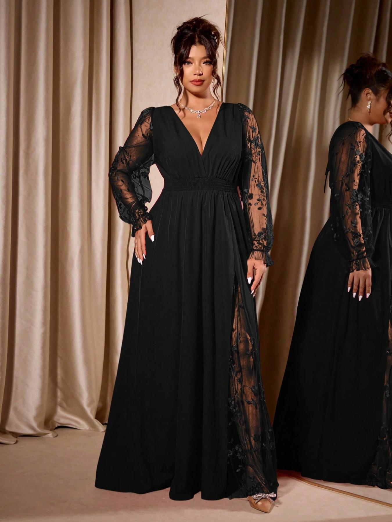 red long sleeve off the shoulder prom dress A-Line Off-the-Shoulder Court Train Dark Red Tulle Prom Dress PG508 US12 / Custom Color