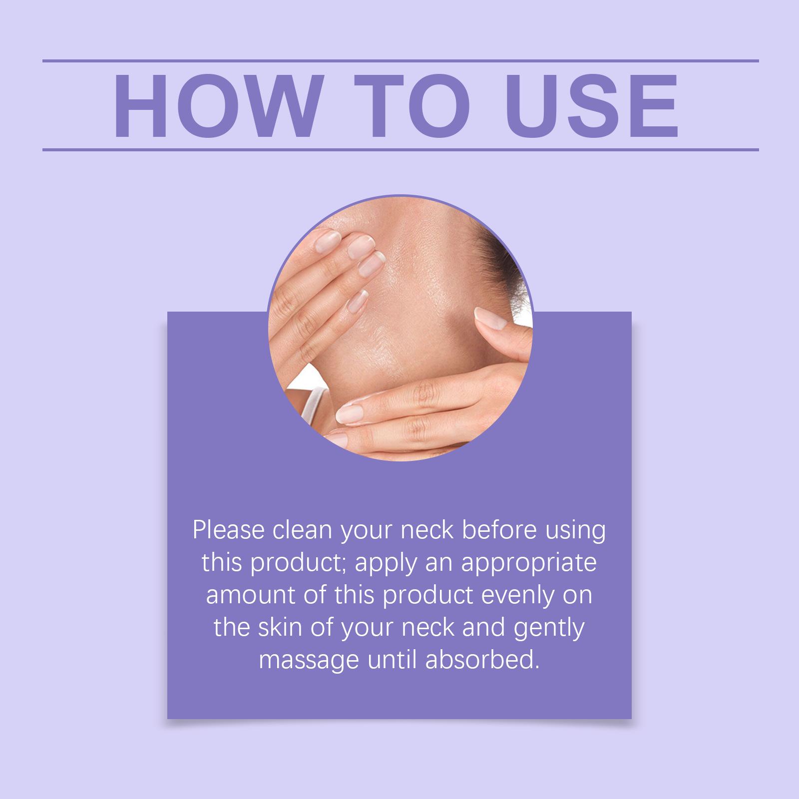 Neck Care Essence Stick 15g, Gentle Moisturizing Hydrating Firming Softening Neck Contour Daily Skincare, Nourishing Skin Maintenance