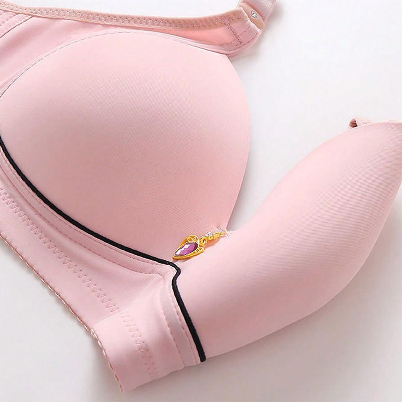 3Pcs Women Simple Colorblock Seamless Bra Comfort & Breathable Wireless Push Up Bra Solid Color Lingerie Christmas Womenswear Minimalist wireless bra Colorblock Wireless push bra 3Pcs Women Simple Colorblock Seamless Bra Comfort & Breathable Wireless Push Up Bra Solid Color Lingerie Christmas Womenswear Minimalist wireless bra Colorblock Wireless push bra