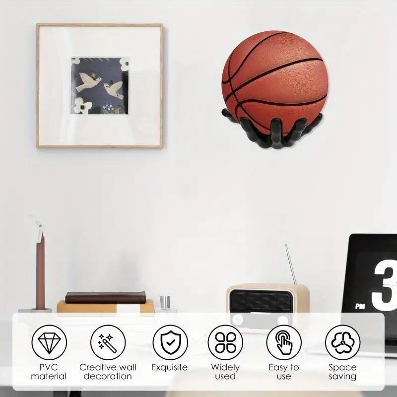 1pc Hand-Shaped Wall Hooks Modern Home Storage & Organization, Easy-to-Install, Multi-Use Hanger for Balls, Clothes, and More, Utility Hooks, Wall Mounted Hook, Home Organizer Hook, Hanging Storage, Convenient Hook