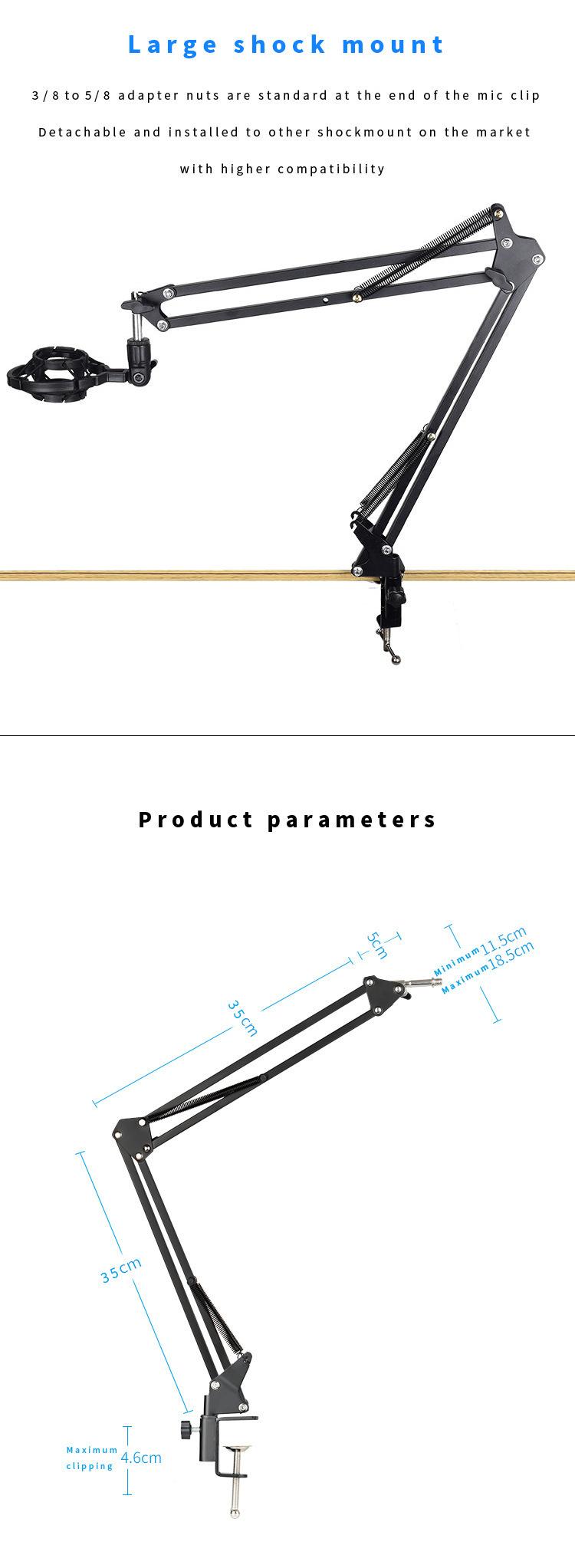 Cross border BM800 condenser microphone, anchor computer live recording, karaoke, e-sports voice microphone