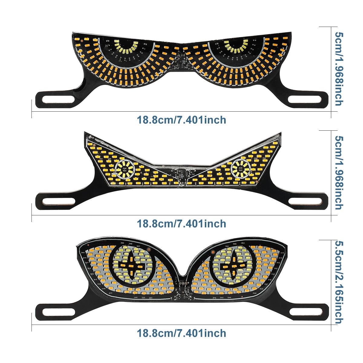 LED Motorcycle Headlight Devil Eye Cat Eye Dynamic Tail Light Car Tail Decorative Lamp Strobe Eagle Eye Lamp Motorcycle Led Lights Exterior Accessories