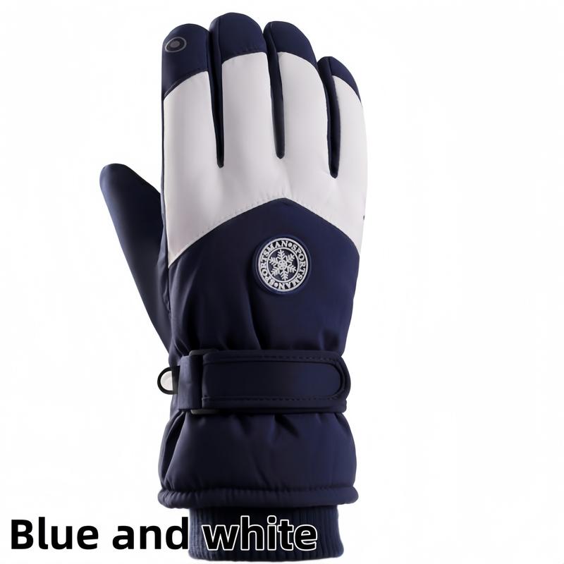 Winter Ski Gloves Waterproof Windproof Thick Warm Non-Slip Touchscreen Compatible for Cycling Driving Outdoor Sports Outdoor Activity Gloves