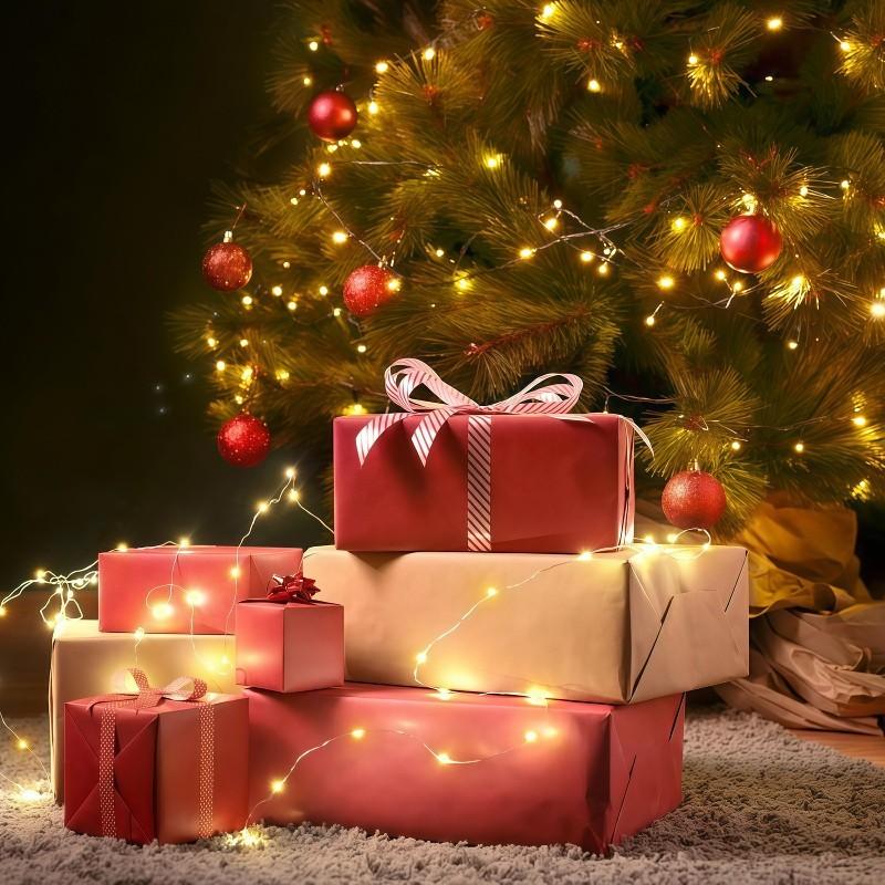 Remote-Control Eight-mode Copper Wire String Lights, Atmosphere Remote-Control Fairy Lights, Indoor Decoration for Bedrooms and Living Rooms, Decoration for Birthday Parties, and String Lights for Christmas and Thanksgiving Scene Setup.