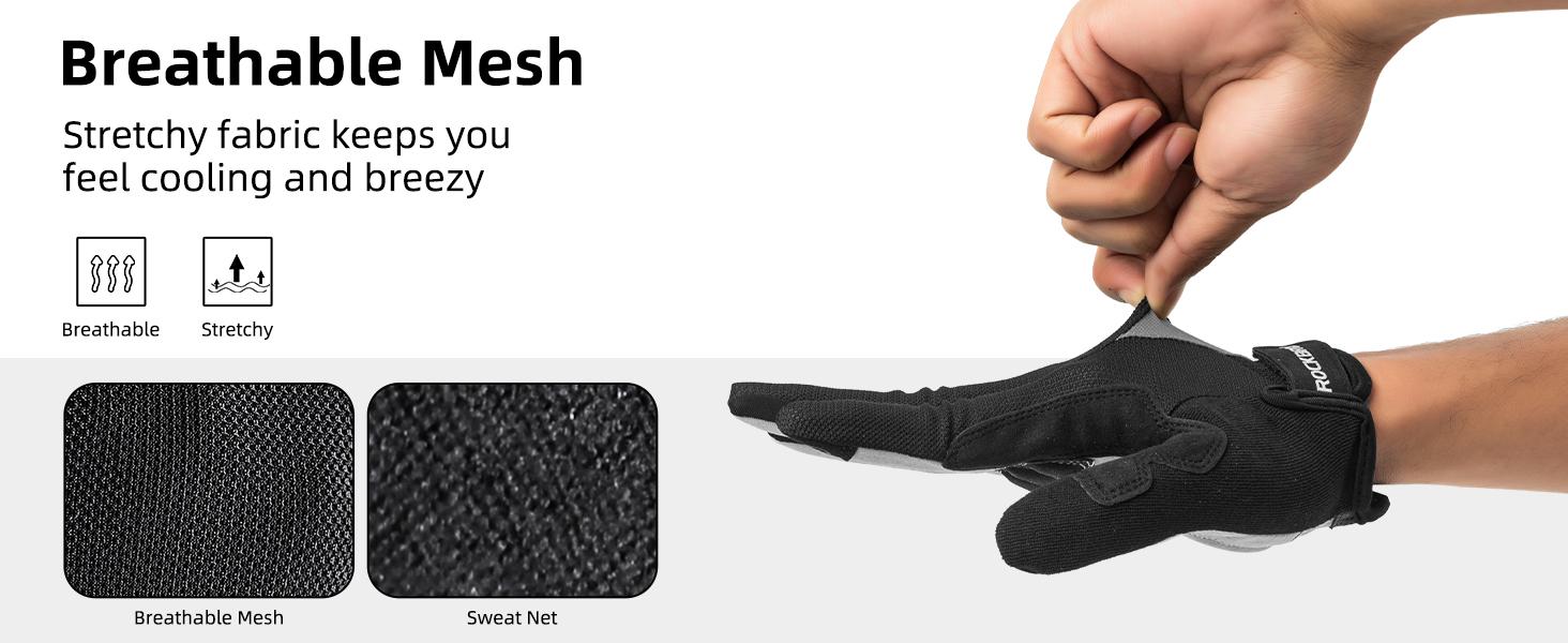 ROCKBROS Cycling Gloves for Men Women - Breathable Gel Pad Road Mountain Bike Gloves - Touch Screen Anti-Slip MTB Gloves for Cycling Workout Outdoor Sports ROCKBROS Cycling Gloves for Men Women - Breathable Gel Pad Road Mountain Bike Gloves - Touch Screen Anti-Slip MTB Gloves for Cycling Workout Outdoor Sports