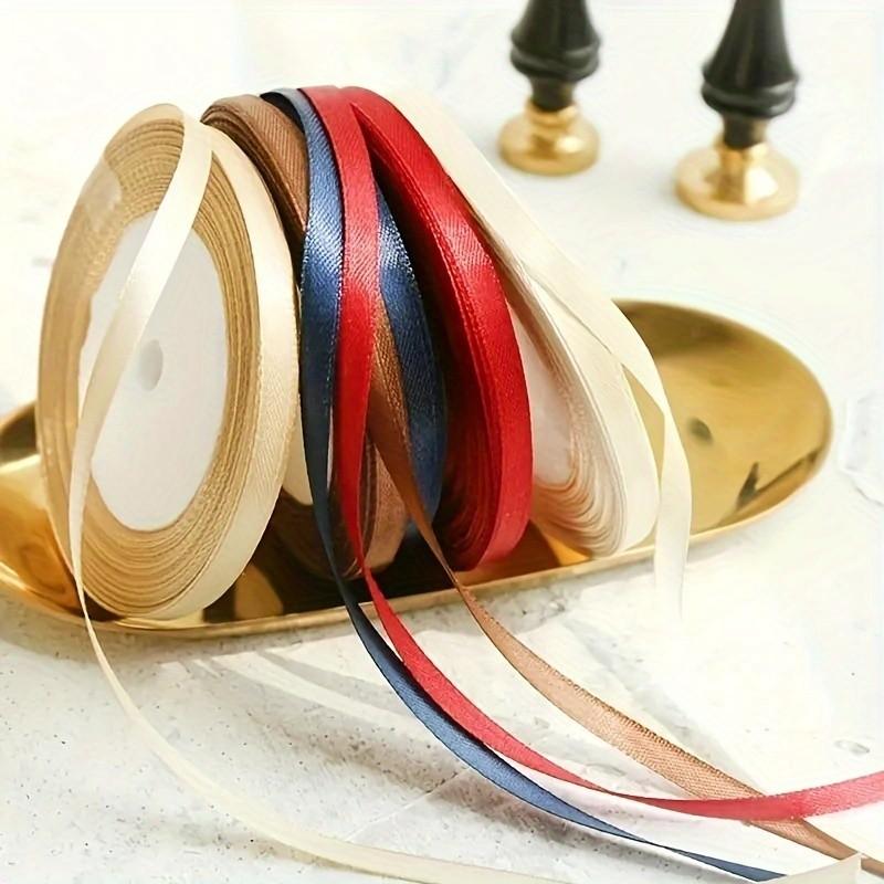 1 Roll 1cm X 25 Yard Satin Ribbon, Perfect for Gift Wrapping, Craft Making, Balloon Decorations, Bow Making, Wedding Details, Party Gifts