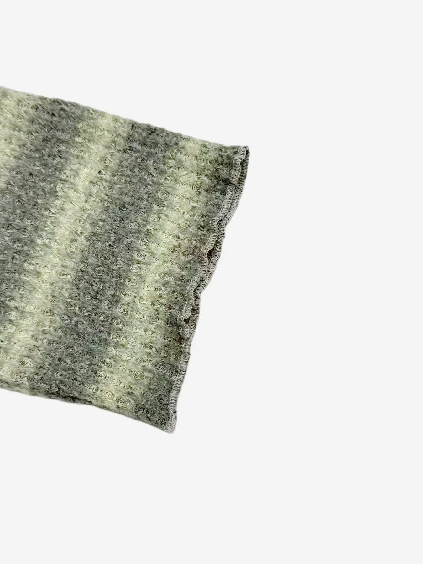 Women's Casual Striped Asymmetrical Neck Long Sleeve T-Shirt & Shorts Set, Cropped Top, Comfortable Daily Wear, Simple Style