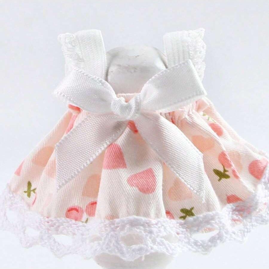 1PC Cute Princess Dress for Hamsters & Guinea Pigs, Soft Plush Small Pet Apparel, Lovely Outdoor Costume for Tiny Pets