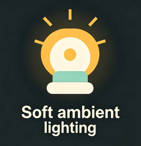 Soft ambient lighting