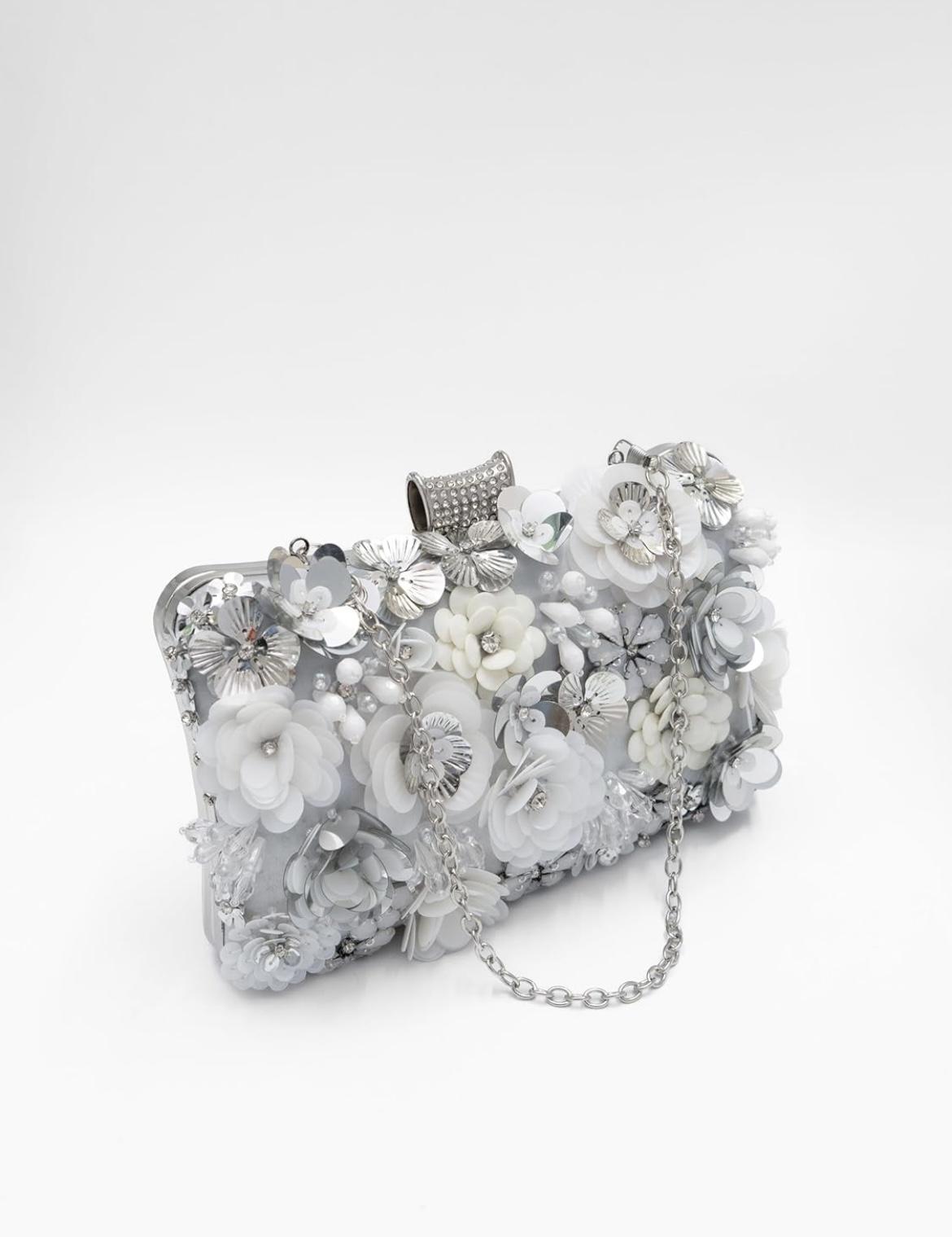 Handmade Beaded Embroidered Floral Clutch Bag, Woman Handbag,Elegant Evening Accessory, Christmas Eve Essentials,Christmas Gifts for Her,Luxury Party Purse, Women's New Year Gift, Valentine's Day Present，Graduation present.