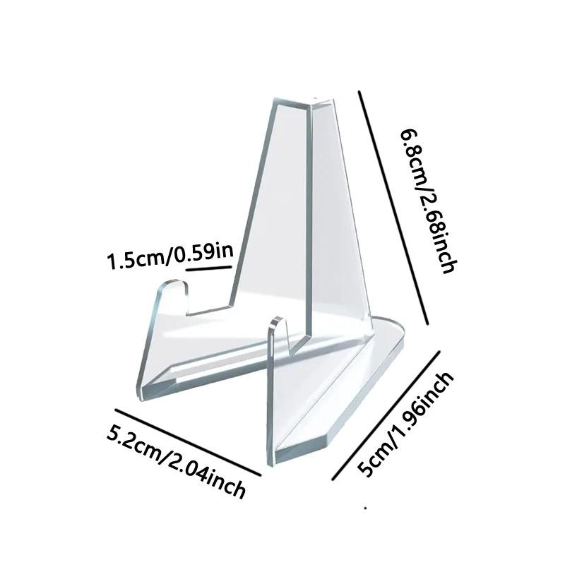 Acrylic Card Display Stand, 10pcs/set Transparent Card Display Racks, Card Storage Rack for PSA Graded Card, Trading Cards, Sports Cards, Desk Accessory, Desk Organizer, Card Holder, Office Desk Accessories, Desk Organizer Tidy, Table Organizers 20pcs