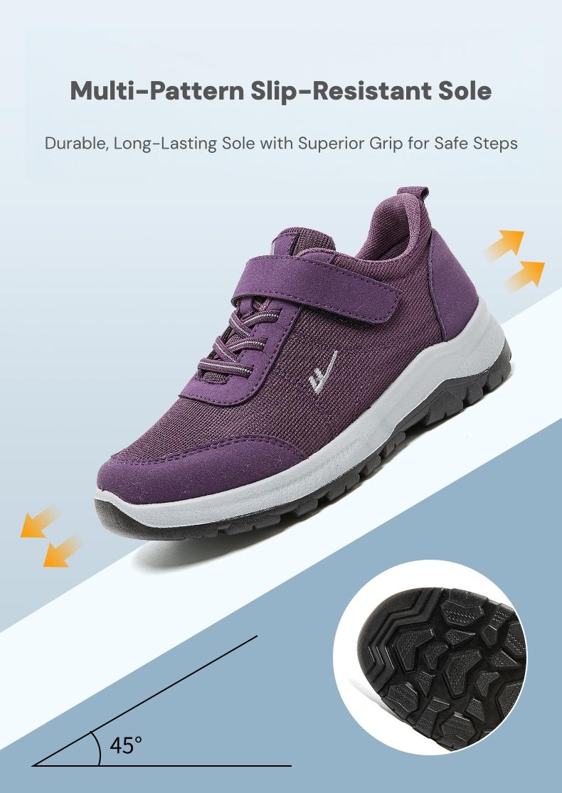 Women's New Spring Mom Shoes, Casual Outdoor Woven Sports Shoes, Breathable Soft Sole Running Shoes, Comfortable Magic Tape Sneakers