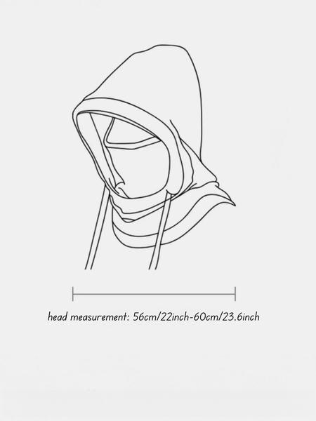Upgrade Thickened Balaclava Hat, Winter Fleece Face Mask Scarf Combo, Warm Inner Layer, Thermal Ski Mask, Unisex Full Head Neck Cover