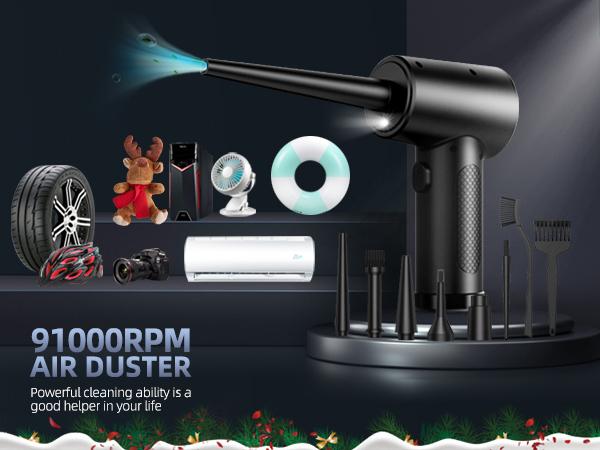 ZARIMI Portable Cordless Duster 51000RPM USB Rechargeable Multi-Function Car & Keyboard Cleaner Machine Lightweight Handheld Vacuum Eco-Friendly Energy-Efficient ZARIMI Portable Cordless Duster 51000RPM USB Rechargeable Multi-Function Car & Keyboard Cleaner Machine Lightweight Handheld Vacuum Eco-Friendly Energy-Efficient