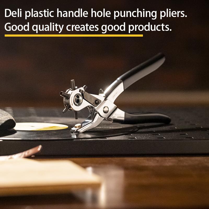 Leather Hole Puncher Tool for Belts, Watch Bands, Handbag Straps and More, Precision Multi-Size Fabric & Leather Hole Puncher for Crafts & Easy DIY Belt Holes