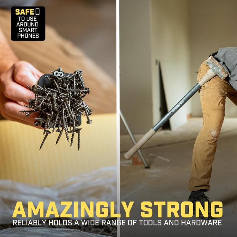 SEESE Magnetic Tool Holder-Clip-On Belt Magnet for Screws,Nails,Hammers,Sockets,Pliers,Screwdrivers,Trowels,Drill Bits,Wrenches &More Heavy Duty SEESE Magnetic Tool Holder-Clip-On Belt Magnet for Screws,Nails,Hammers,Sockets,Pliers,Screwdrivers,Trowels,Drill Bits,Wrenches &More Heavy Duty