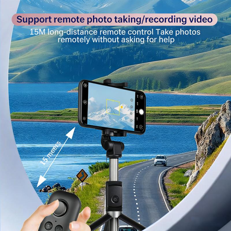 Unlock a whole new shooting experience! This mobile phone remote control supports long-range operation up to 15 meters, handling everything from taking photos and recording videos to adjusting zoom and liking videos. With its multi-functional capabilities