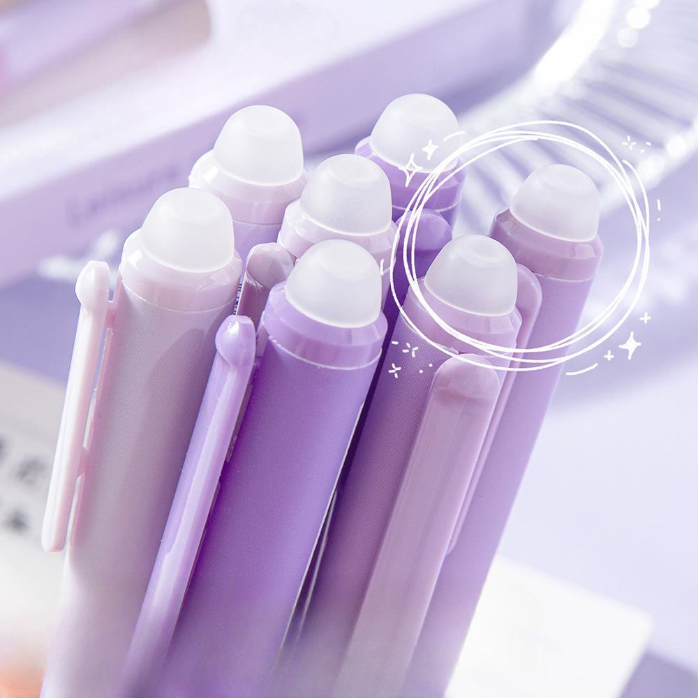 4/8/16 Pack Erasable Gel Pens with Soft Grip, 0.5mm Fine Point Ink, Cute Stationery for School & Office Supplies