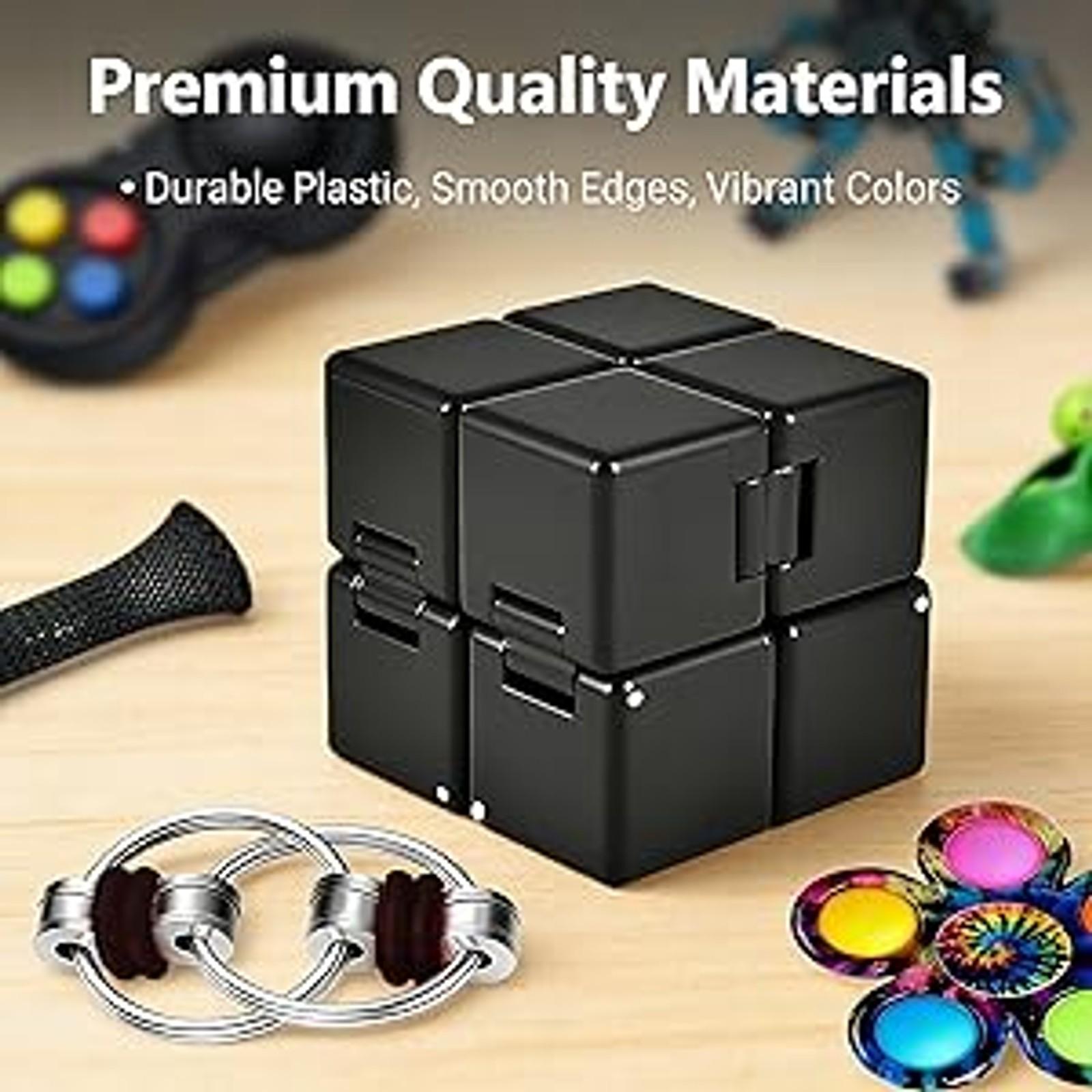 7 Pack Fidget Toys Set, Relieves Stress Anxiety Fidget Toys for Kids, Teens and Adults with ADD, ADHD, Autism or Anxiety, Easter Basket Stuffers Gift for Kids Teen Cool Gadgetfidget toys