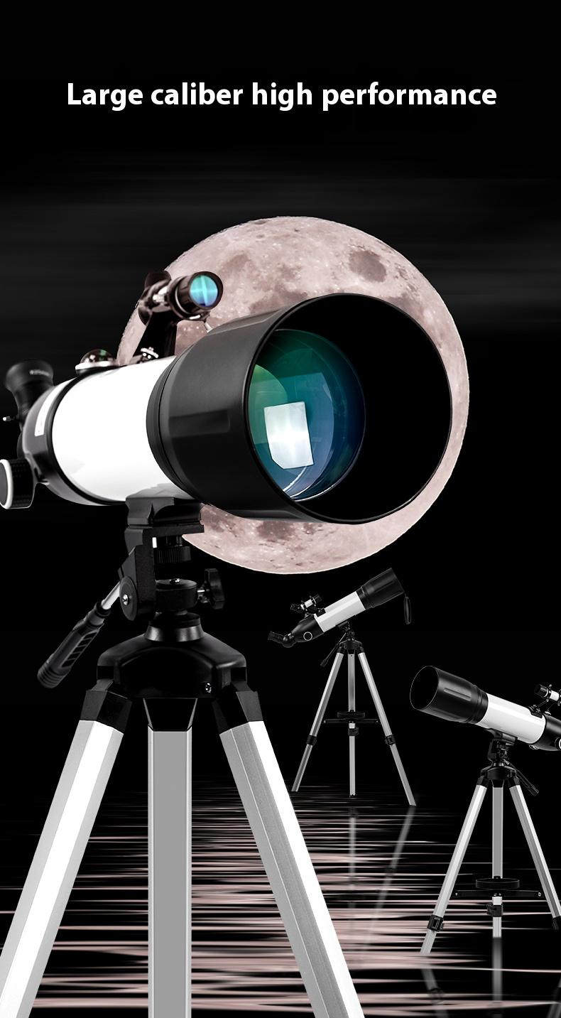 500x 90mm Aperture Refractor Mount Astronomical Telescope High Definition Magnification For Beginners Kid Adults Gifts outdoor camping travel Thanksgiving, Christmas, New Year gift