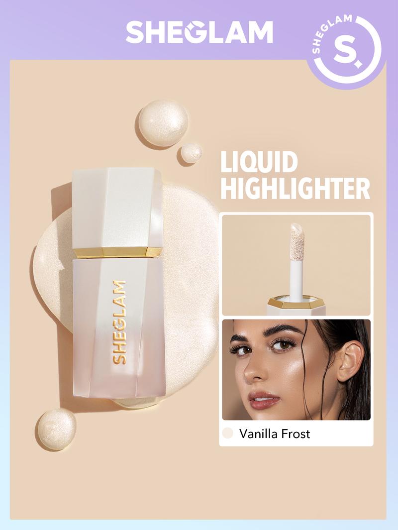 SHEGLAM Glow Bloom Liquid Highlighter-Vanilla Frost Cosmetic Makeup