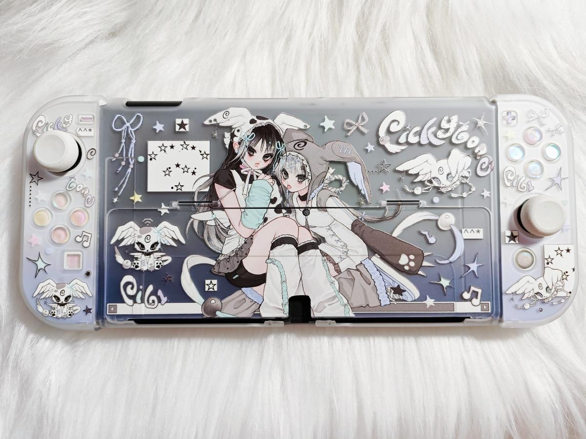 Anime Switch Case for Girl OLED Hard Case for Nintendo Switch2/NS/lite Console Controller Joy-Con Can Be Inserted Into The Dock