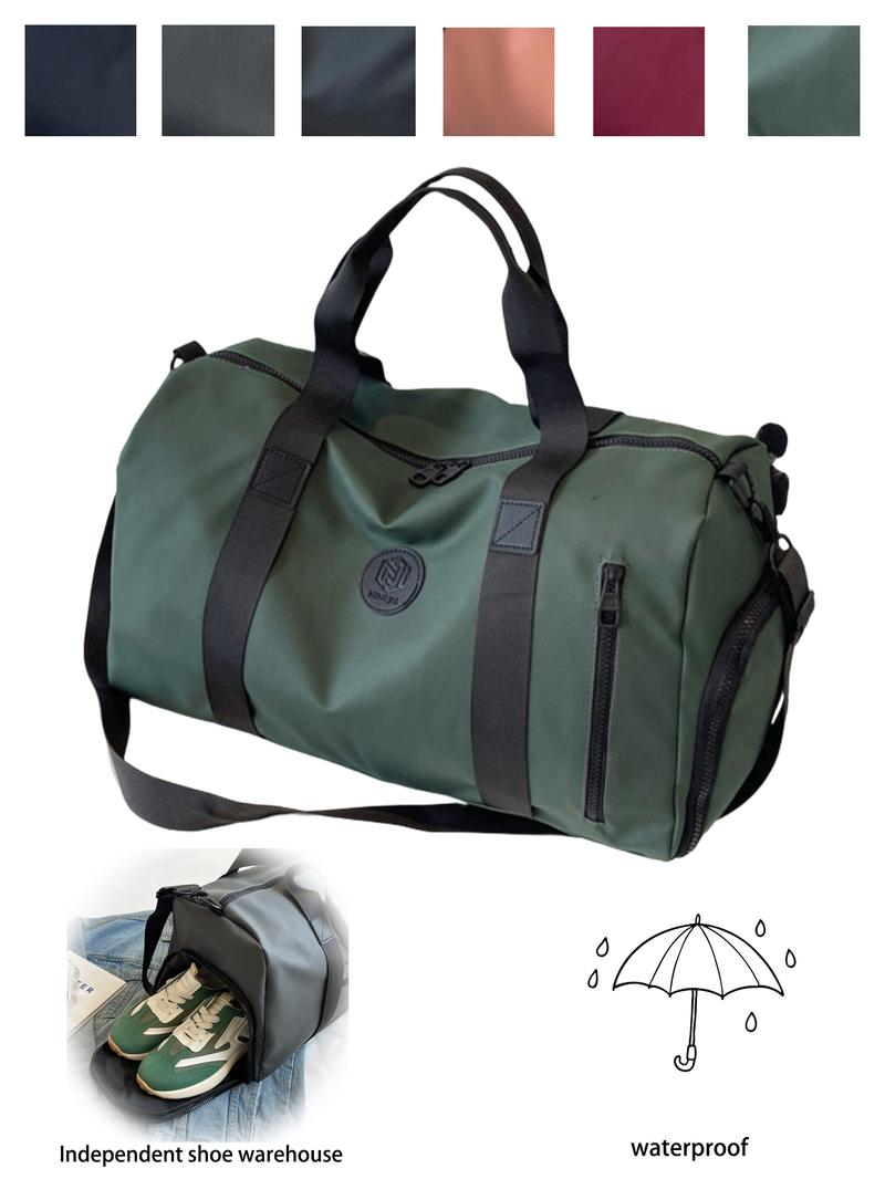 Short trip bag handbag large capacity multi-functional sports yoga bag dry and wet separation independent shoe compartment, tote bags for school, tote bag for work, essential for travel and outing, Travel Duffle Bag