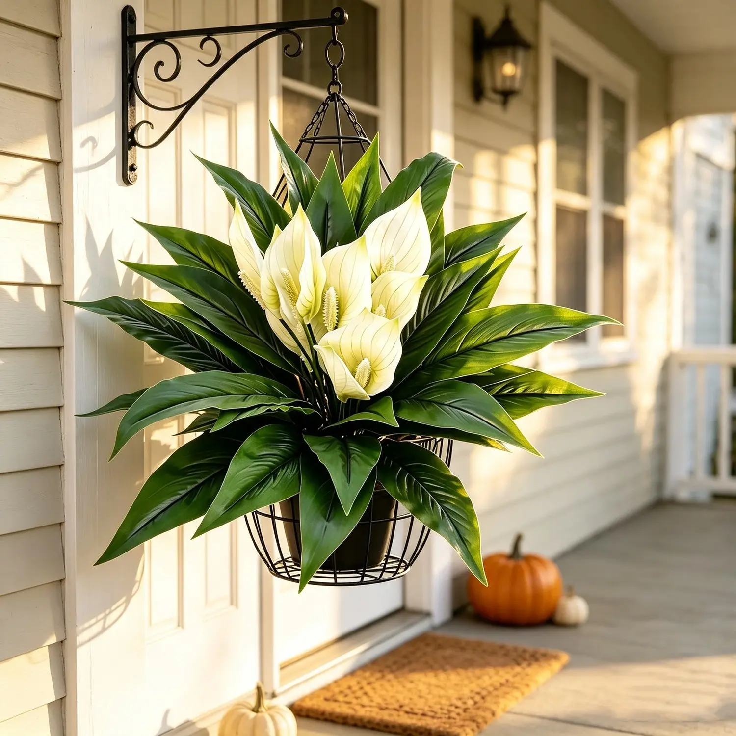 5Pcs Large Outdoor Artificial Green Plant Sets, Decorative Faux Flower, Rain Resistant Faux Tropical Flowers & Grass, Indoor Outdoor Use, Decor For Home Garden, Wedding, Hotel & Office, Photography Backdrop, All Season Decor