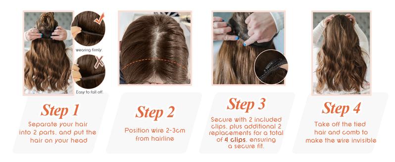 Sunny Fish Line Hair Extensions Remy  Invisible Human hair for Natural Look  Easy To Style Soft  #TikTokShopBlackFriday