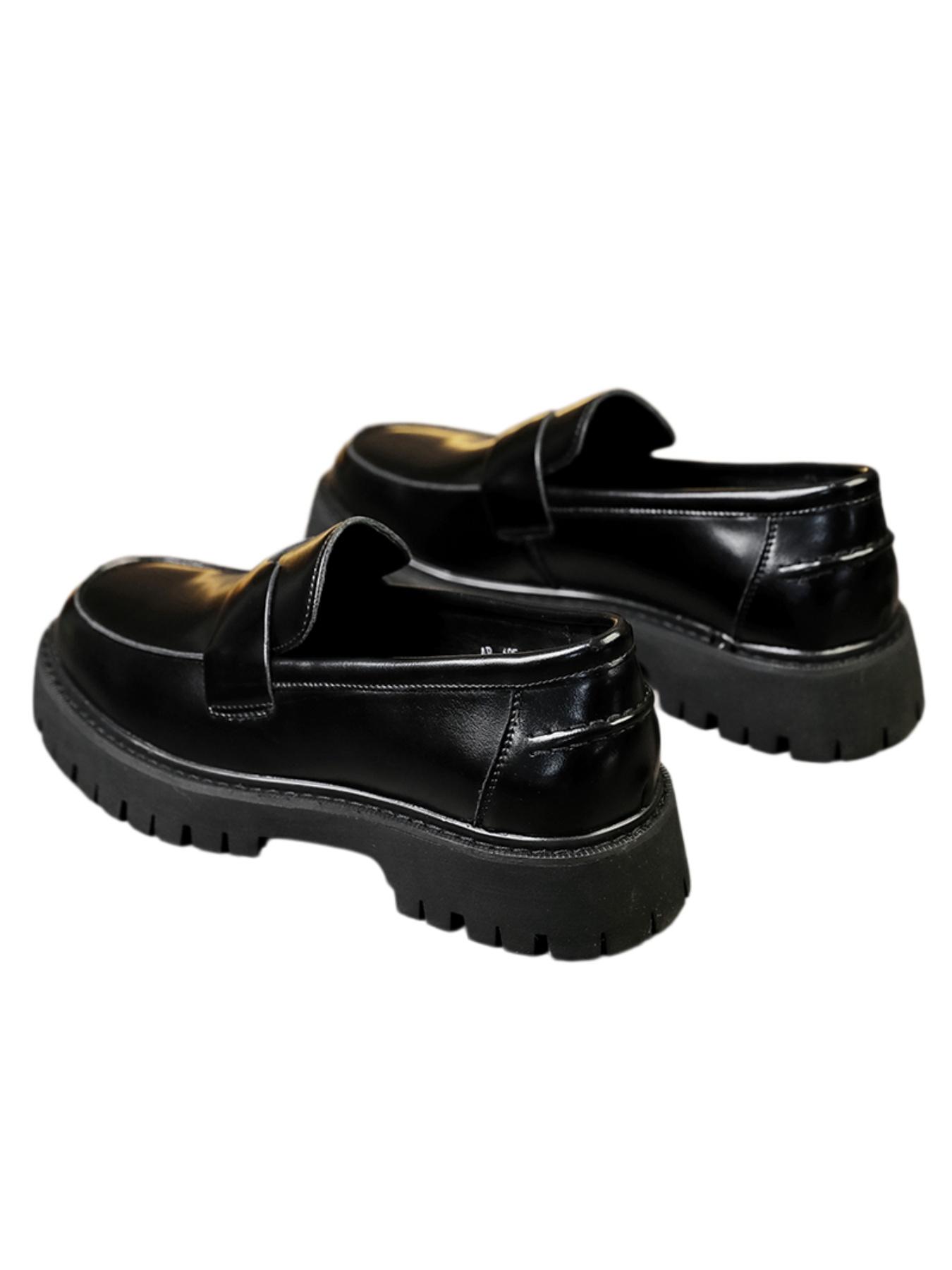 Men's Formal Dress Shoes, Patent Leather Shiny Mirror Surface Shoes, Thick Sole Platform Shoes, Suitable For Office, Saturday Banquet, Ball, Male Model Catwalk, Wedding, Groom, Hairstylist, Footwear
