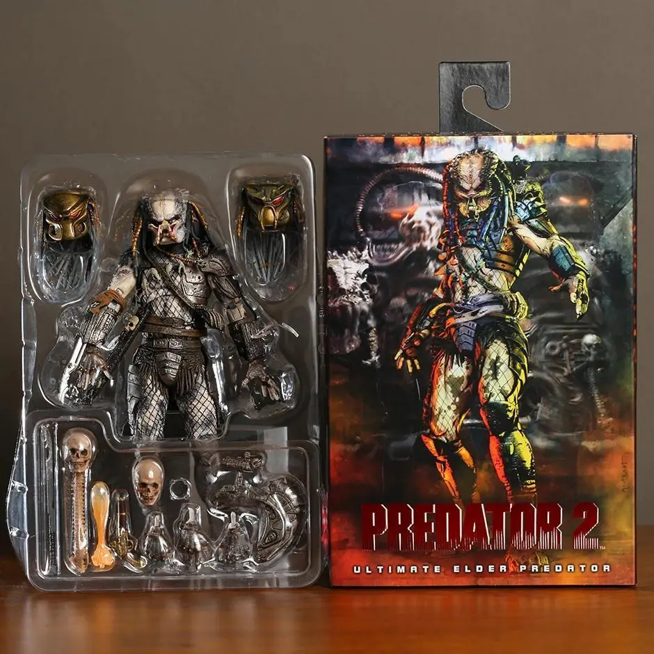 2026 hot itemNECA Predator 2 1990 Movie Ultimate Elder Predator Action Figure Model Toy For Collectible Figurine Popular toys