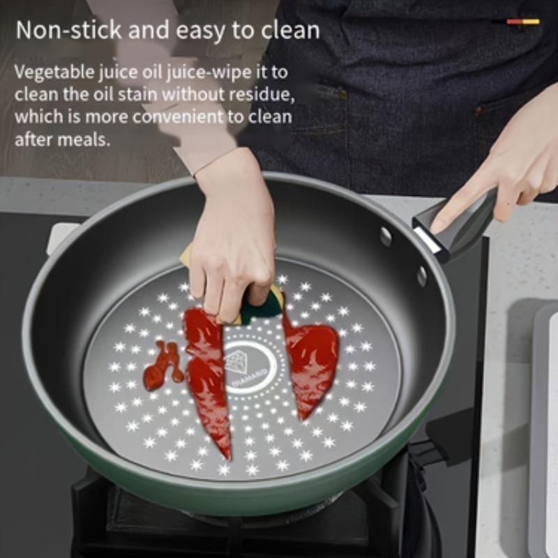 Non-stick durable multi-functional frying pan, thick bottom design, hand washing only, suitable for induction cookers and gas stoves