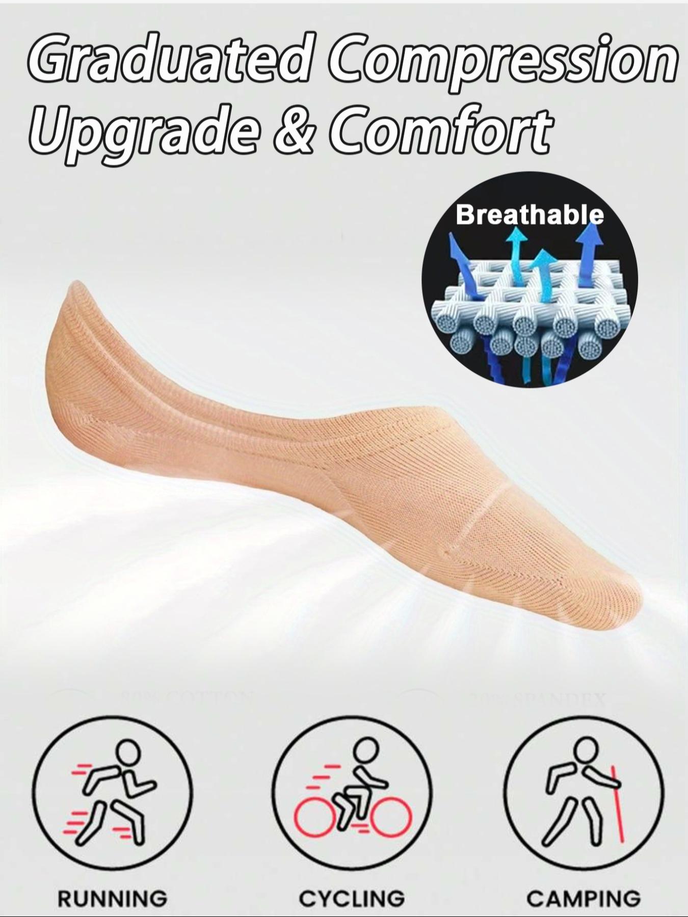 Durable Invisible Socks, 4 Pairs Comfortable Breathable Design, Perfect for Daily Wear, Casual Style Footwear Accessories