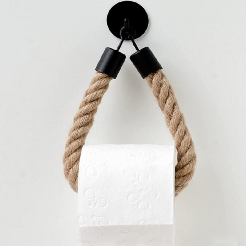 Modern Wall-Mounted Toilet Paper Holder, Space-Saving Design for Home Use, Durable Material, Easy Installation, Perfect for Bathroom Organization, Bathroom Organizers, Bathroom Organizing Accessories