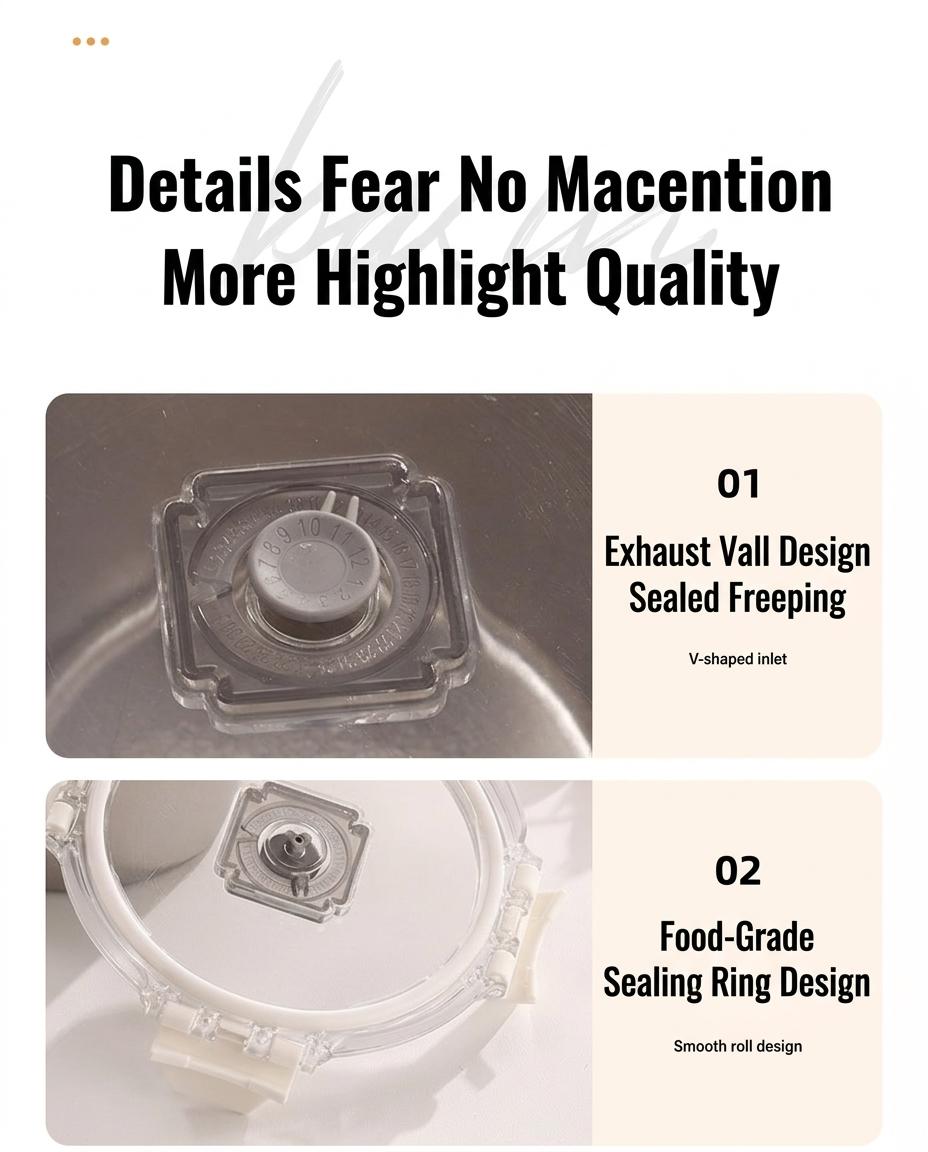 Food Grade Titanium Lunch Box, Round Meal Container with Lid, Leak-Proof Small Capacity, Home Refrigerator Storage, Kitchen Organizer