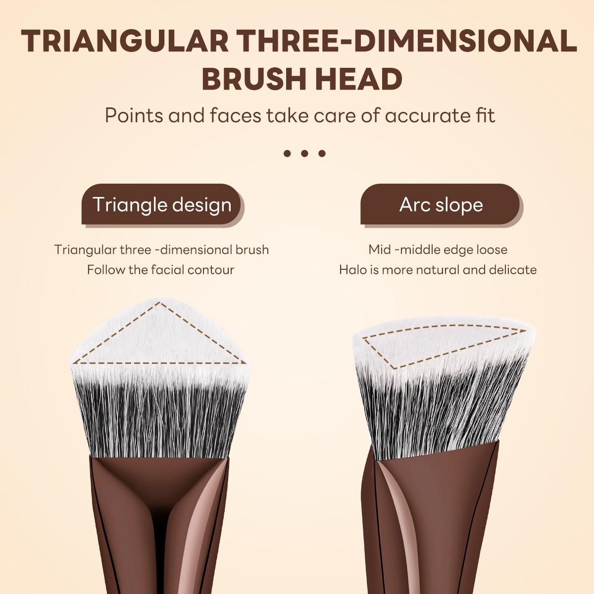 Maange 18-Piece Makeup Tool Set, Includes 17 Brushes + Brush Holder, Foundation Brush, Blush Brush, Powder Brush, Highlighter Brush, Eyeshadow Brush, Mascara Brush