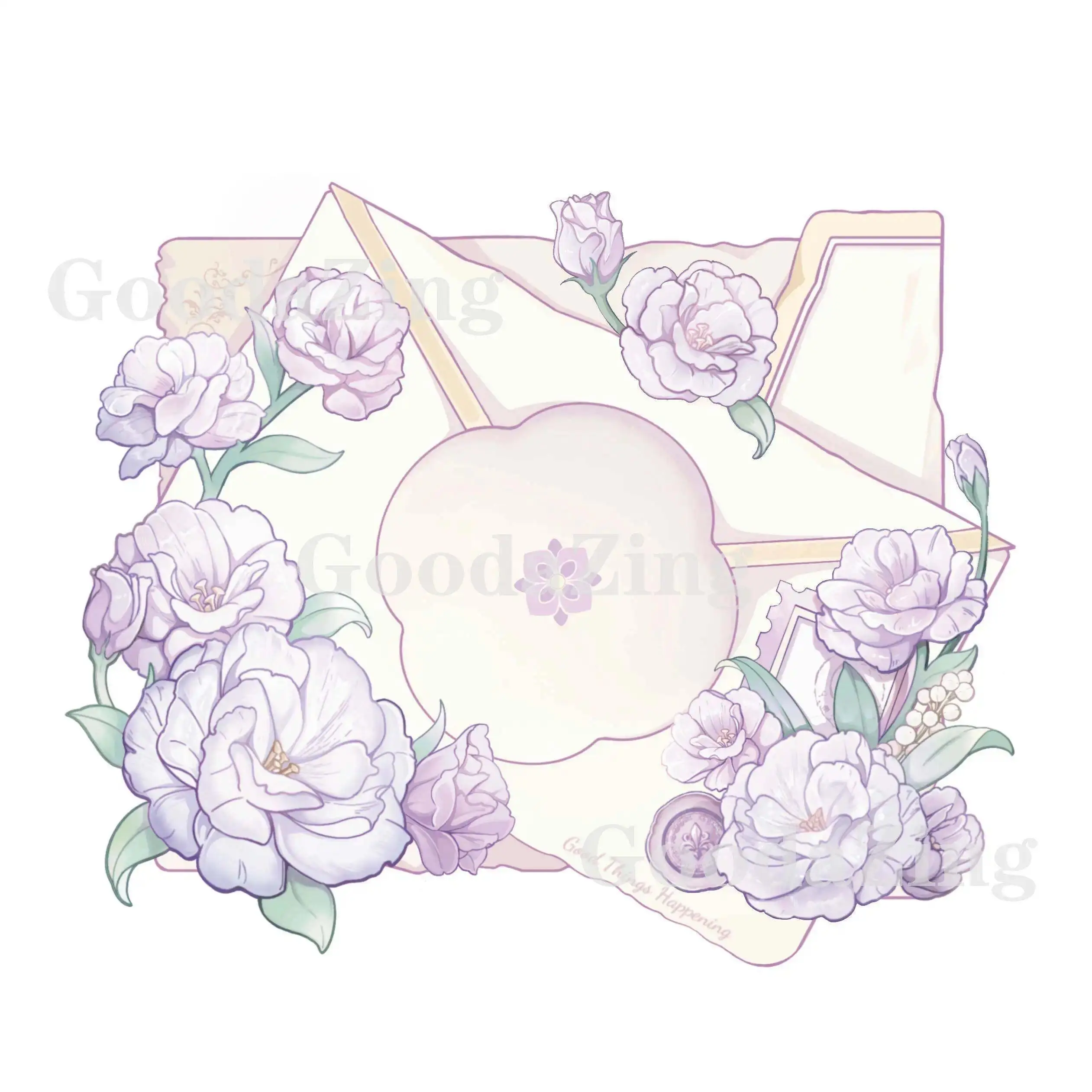 Vintage Floral Whispers Magnetic Acrylic Badge Display Brick, Versatile Decor Frame for Anime Pin Collection & Photo Display