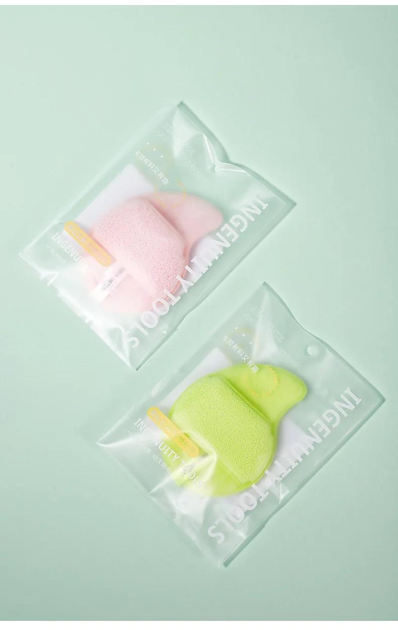 Facial Cleansing Sponge, Reusable Exfoliating Puff & Mask Applicator, Deep Pore Cleanse Face Wash Tool