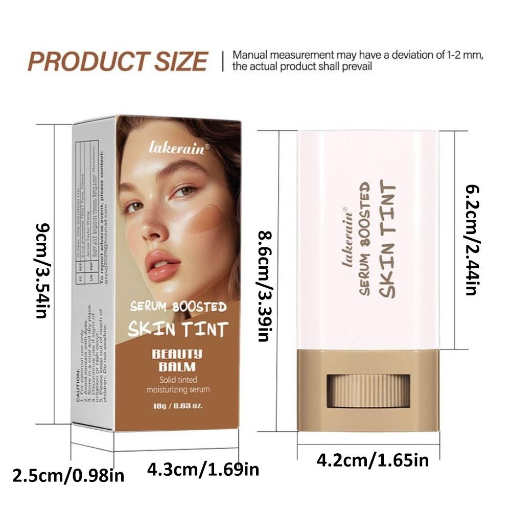Colored Solid Essence Foundation Make-up Cream Smooth, Long Lasting Moisturizing Coverage and Natural Naked Makeup Repair Cream Natural Everyday Makeup Stick