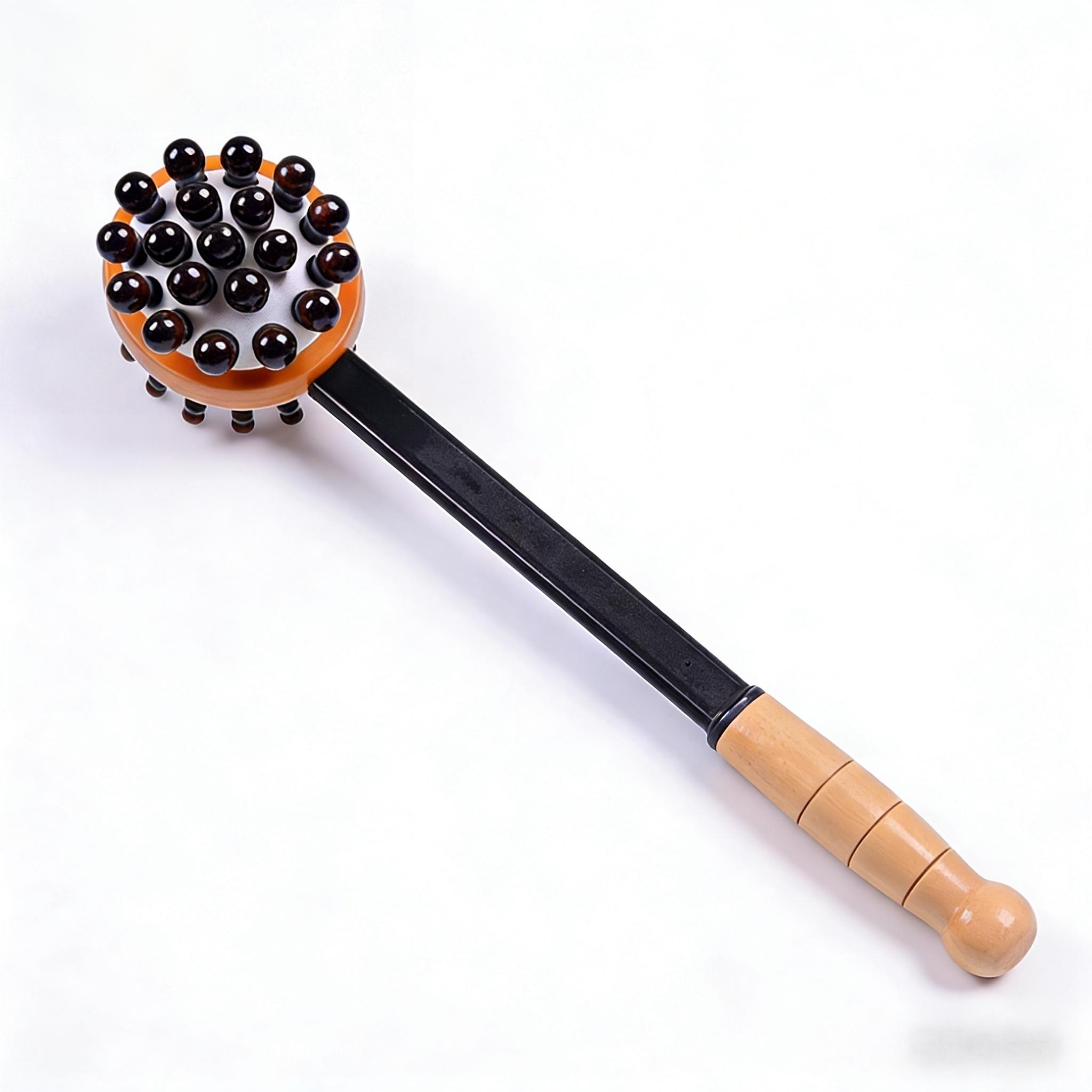 Wooden Health Massage Stick, Handheld Full Body Massager, Acupressure Hammer, Relaxing Therapy Tool, Ideal for Pain Relief